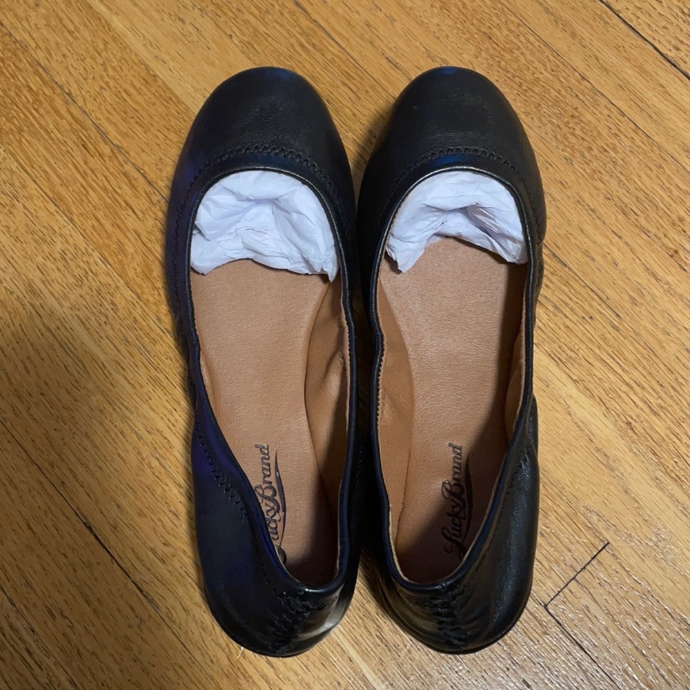 Lucky Brand Black Flats